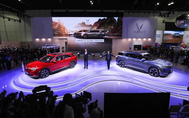 VinFast ra mắt thương hiệu xe điện tại Los Angeles Auto Show 2021 - Ảnh 5