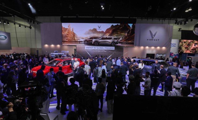 VinFast ra mắt thương hiệu xe điện tại Los Angeles Auto Show 2021 - Ảnh 7