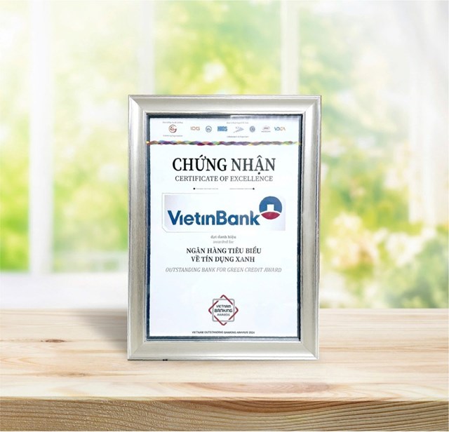 VietinBank &ndash; Ng&acirc;n h&agrave;ng ti&ecirc;u biểu về t&iacute;n dụng xanh 2024.