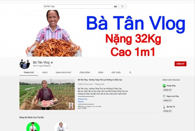 C&aacute;c k&ecirc;nh Youtube kiếm tiền tỷ ở Việt Nam