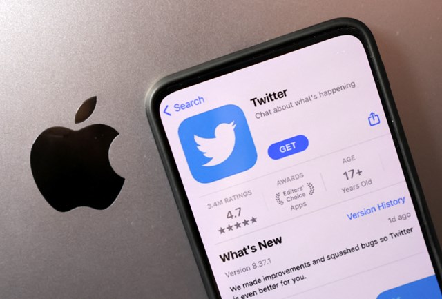 &Ocirc;ng chủ Twitter ph&agrave;n n&agrave;n Apple thu ph&iacute; hoa hồng qu&aacute; cao.