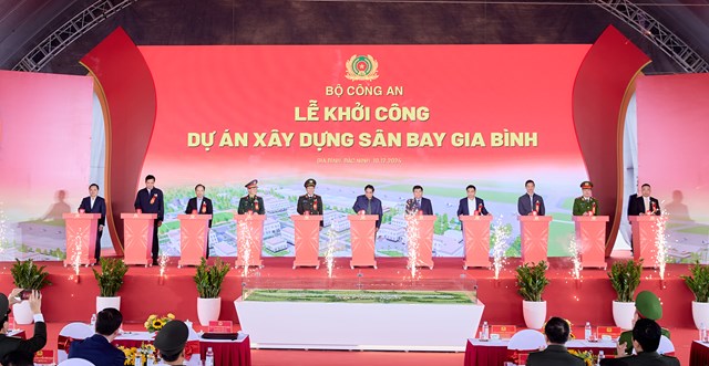 Lễ khởi c&ocirc;ng Dự &aacute;n x&acirc;y dựng s&acirc;n bay Gia B&igrave;nh.