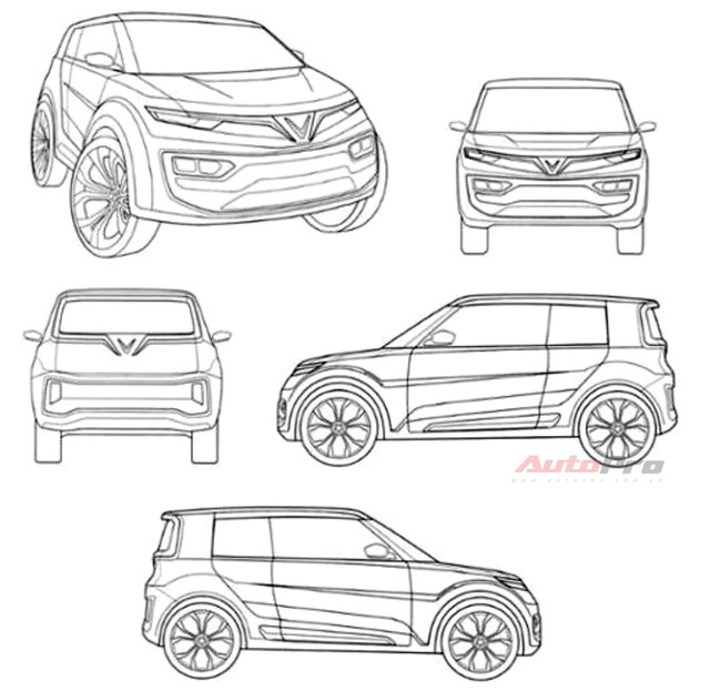 Một số mẫu xe/bản thiết kế xe của VinFast được đăng k&yacute; bản quyền.