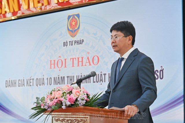 Thứ trưởng Nguyễn Thanh Tịnh ph&aacute;t biểu kết luận Hội thảo. &nbsp;