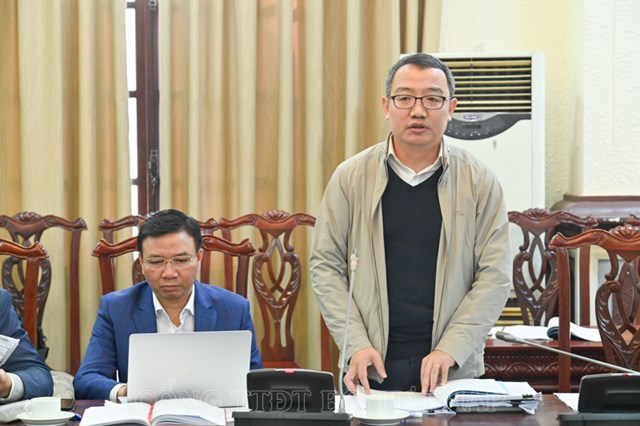 Đồng ch&iacute; Hồ Quang Huy, B&iacute; thư Chi bộ,&nbsp;Cục trưởng Cục Kiểm tra văn bản quy phạm ph&aacute;p luật.