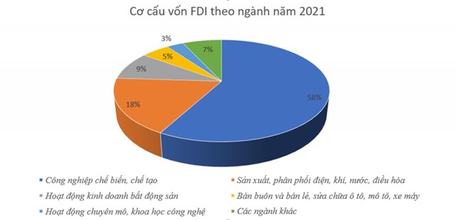 Thu h&#250;t FDI năm 2021 tăng hơn 9%, vượt mốc 31 tỷ USD - Ảnh 1