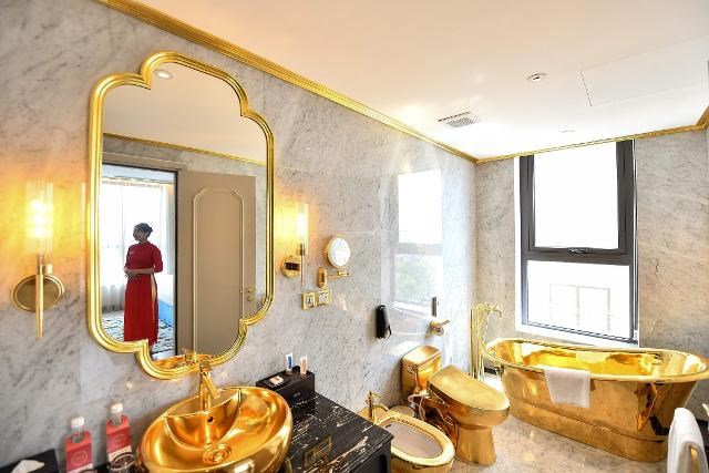 Khách sạn dát vàng ở Hà Nội được báo Hàn đưa tin rầm rộ - Ảnh 4