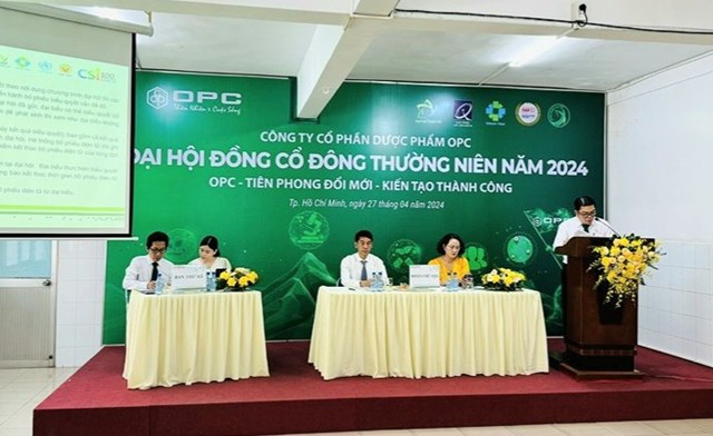 Ngày 27/04, OPC tổ chức ĐHĐCĐ thường niên năm 2024.