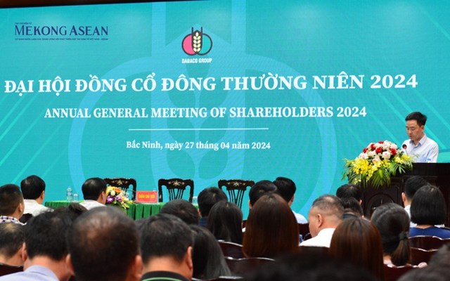 ĐHĐCĐ thường niên năm 2024 của Tập đoàn Dabaco Việt Nam tổ  chức ngày 27/4.