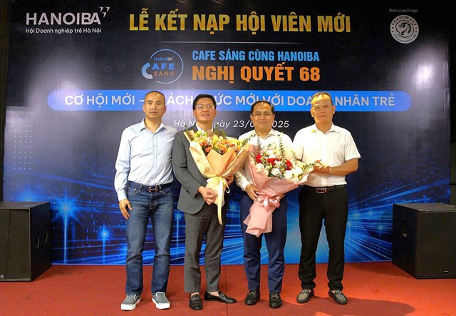Caf&#233; S&#225;ng HANOIBA: Doanh nh&#226;n trẻ bứt ph&#225; trong kỷ nguy&#234;n cải c&#225;ch Nghị quyết 68 - Ảnh 1