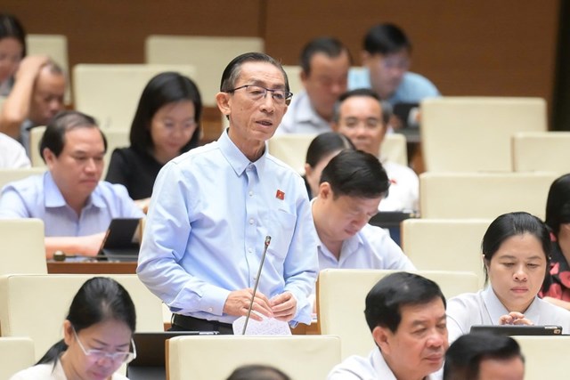 Đại biểu Trần Ho&agrave;ng Ng&acirc;n. (Ảnh: Cổng TTĐTQH)