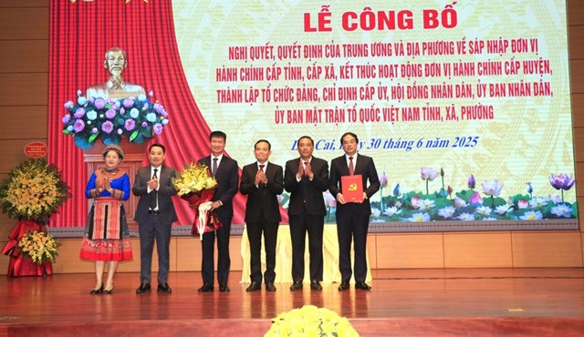 Trung ương chỉ định Thường trực Tỉnh ủy L&agrave;o Cai mới gồm B&iacute; thư v&agrave; 4 Ph&oacute; B&iacute; thư. Ảnh: Nguy&ecirc;n Đức