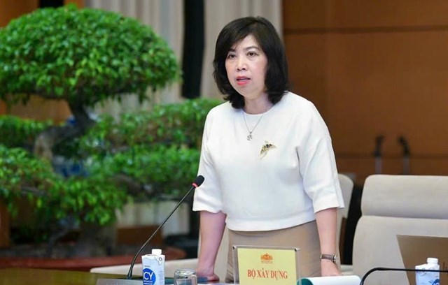 Bà Trần Thu Hằng, Vụ trưởng Vụ Quy hoạch - Kiến trúc (Bộ Xây dựng). (Ảnh: TCXD)