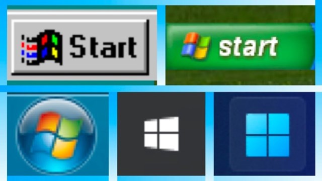 Nút Start luôn có mặt kể từ Windows 95 cho tới phiên bản mới nhất Windows 11. (Ảnh: Slash Gear)
