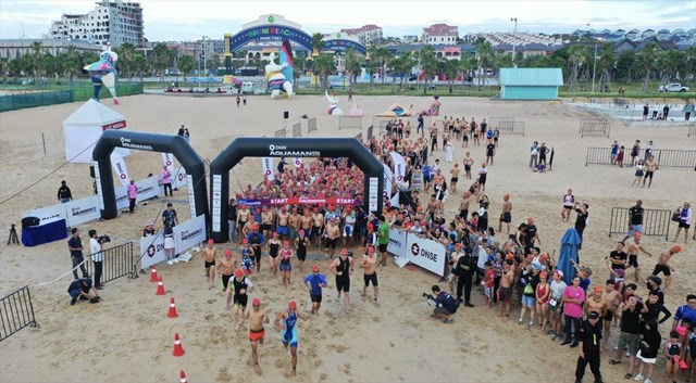 Cuộc thi Aquaman Vietnam được tổ chức tại NovaWorld Phan Thiet với hơn 1.500 vận động viên