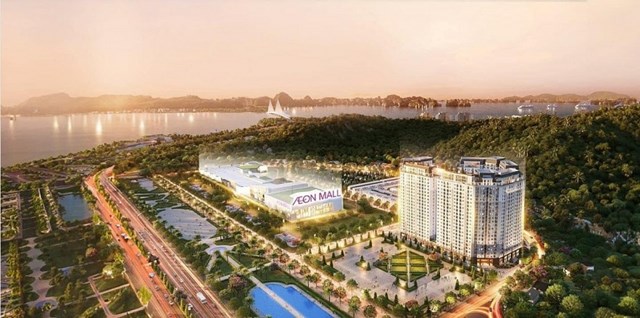 Phối cảnh dự án Trung tâm thương mại Aeon Mall tại Hạ Long.