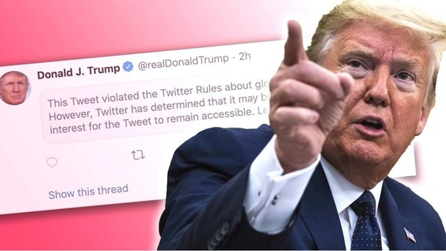 Ông Trump bị Twitter khóa tài khoản vĩnh viễn vì cho rằng các bài đăng của ông 
