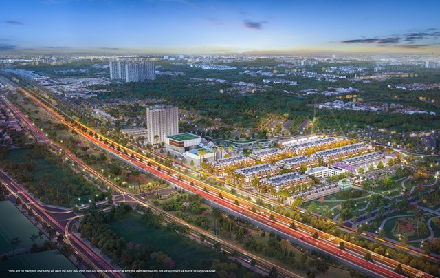 Homie City sở hữu vị tr&iacute; giao thoa giữa trung t&acirc;m đ&ocirc; thị v&agrave; trung t&acirc;m c&ocirc;ng nghiệp.