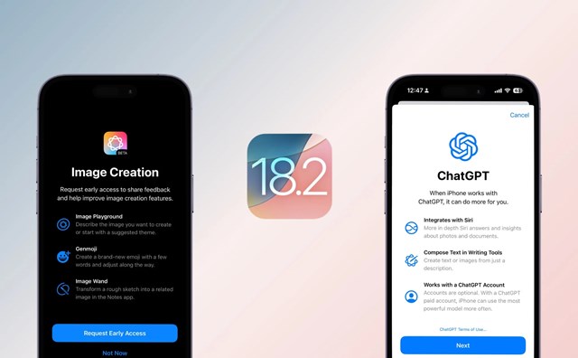 Apple phát hành bản beta của iOS 18.2 với loạt tính năng mới: đưa ChatGPT vào Apple Intelligence,  ra mắt Visual Intelligence