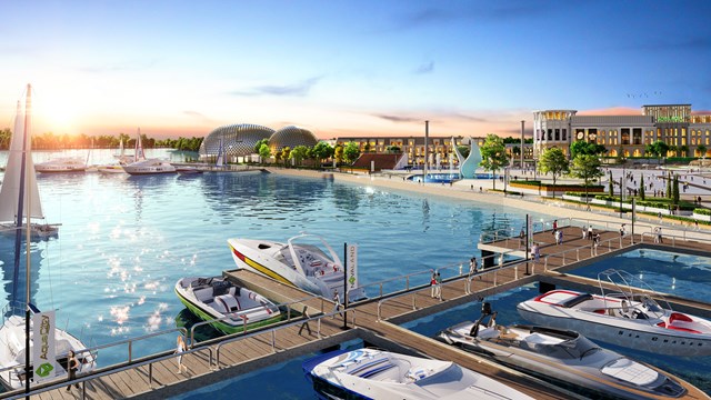 Tổ hợp bến du thuyền Aqua Marina sầm uất v&agrave; đẳng cấp tại Aqua City dự kiến ra mắt v&agrave;o cuối th&aacute;ng 7 n&agrave;y &nbsp;