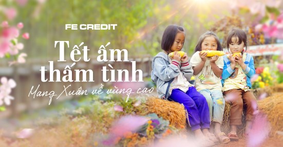 FE CREDIT khởi động dự &#225;n &quot;Tết ấm thấm t&#236;nh&quot; mang xu&#226;n về Điện Bi&#234;n - Ảnh 1