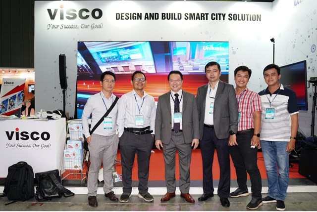 Gian hàng VISCO tại Smart City Asia 2022. Ảnh: Visco