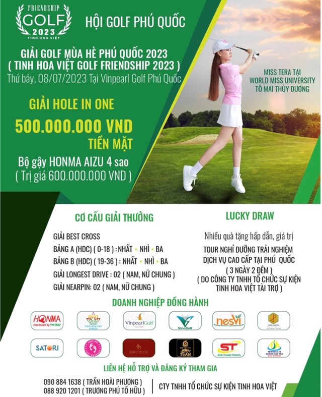 Chuẩn bị khởi tranh giải Golf mùa hè Phú Quốc 2023
