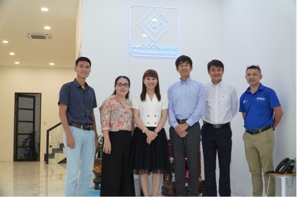 Giám đốc Epson Việt Nam trong 1 buổi thăm và làm việc tại văn phòng Công ty TNHH Thương Mại Logico