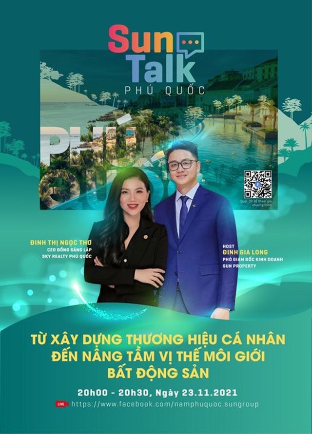 Ms. Ngọc Thơ chia sẻ cơ duyên đến với nghề trong chương trình Sun Talk Phú Quốc