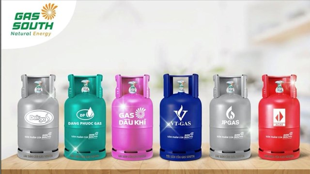 06 nhãn hiệu bình LPG dân dụng của Gas South