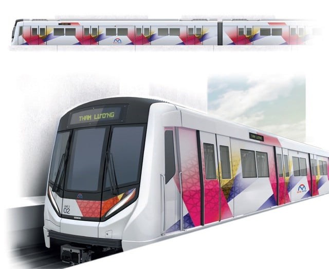 Tuyến metro số 2 do Siemens thiết kế và sản xuất. Ảnh: MAUR