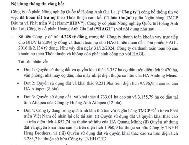 HAGL Agrico (HNG) &#39;hết nợ&#39; với Ho&#224;ng Anh Gia Lai (HAG) - Ảnh 1