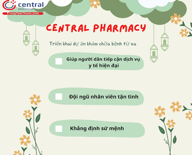 Nh&#224; thuốc Central Pharmacy triển khai dự &#225;n kh&#225;m chữa bệnh từ xa - Ảnh 1