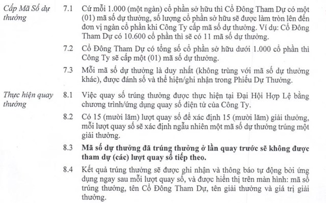 ĐHĐCĐ bất thường của Đầu tư Hạ tầng Kỹ thuật TP Hồ Ch&#237; Minh (CII): Tăng giải đặc biệt quay số tr&#250;ng thưởng l&#234;n nửa tỷ, đẩy ng&#224;y trả sớm cổ tức tiền mặt - Ảnh 1