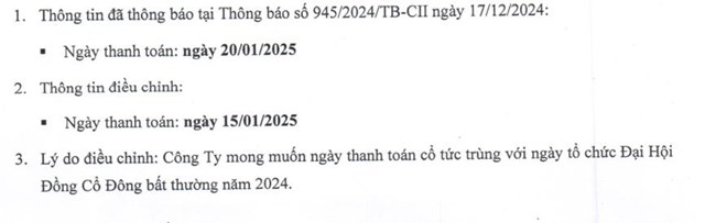 ĐHĐCĐ bất thường của Đầu tư Hạ tầng Kỹ thuật TP Hồ Ch&#237; Minh (CII): Tăng giải đặc biệt quay số tr&#250;ng thưởng l&#234;n nửa tỷ, đẩy ng&#224;y trả sớm cổ tức tiền mặt - Ảnh 2