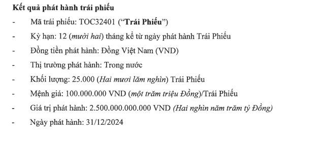 C&#244;ng ty Tư vấn v&#224; Kinh doanh Bất động sản TCO vừa huy động th&#224;nh c&#244;ng 2.500 tỷ đồng từ ph&#225;t h&#224;nh tr&#225;i phiếu - Ảnh 1