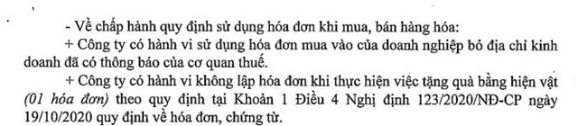 Vi phạm thuế, Thiết bị y tế Terumo Việt Nam bị phạt, truy thu thuế hơn 520 triệu đồng - Ảnh 3