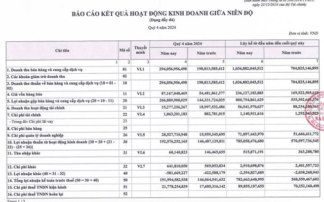 Dịch vụ h&#224;ng h&#243;a S&#224;i G&#242;n (SCS) l&#227;i kỷ lục gần hơn 692 tỷ đồng trong năm 2024 - Ảnh 1