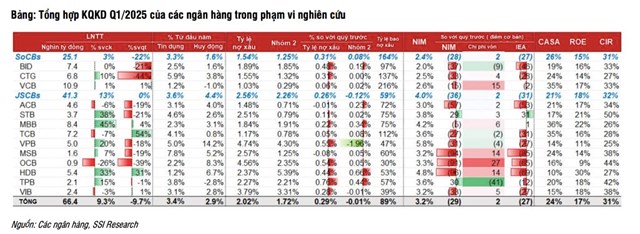 SSI Research: Tỷ lệ nợ xấu dự b&#225;o đạt đỉnh trong nửa đầu năm 2025 - Ảnh 1