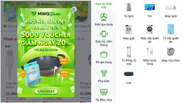 S&agrave;n thương mại điện tử MWG Shop ra mắt ng&agrave;y 15/5/2025.