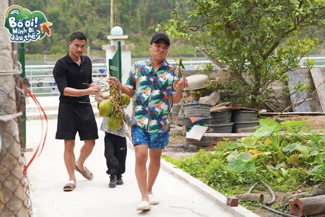 Bố ơi m&#236;nh đi đ&#226;u thế?2025 - tập 4: C&#225;c bố ra khơi thu hoạch &#39;h&#224;u&#39; trả nợ, xếp c&#224;o c&#224;o l&#225; dứa tặng con, S.T Sơn Thạch lần đầu l&#224;m bố chăm 5 con - Ảnh 1