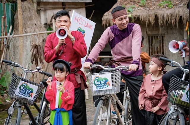 Bố ơi m&#236;nh đi đ&#226;u thế? 2025 - tập 9: D&#224;n cast mở mini concert tại đ&#236;nh l&#224;ng, Neko L&#234;, Trung Ruồi, Duy Hưng lần đầu h&#225;t xẩm - Ảnh 3