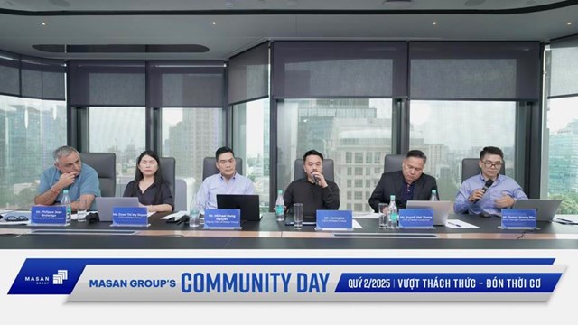 Đại diện của tập đo&agrave;n Masan Groups tại hội nghị Community Day ng&agrave;y 28/07.