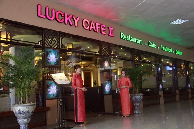 Một nh&agrave; h&agrave;ng mang thương hiệu Lucky Cafe của Taseco Air