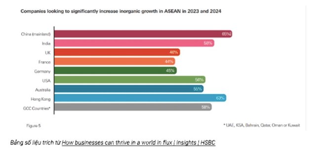 HSBC: Nh&#224; đầu tư Trung Quốc tăng r&#243;t vốn v&#224;o Việt Nam  - Ảnh 1