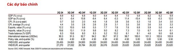 HSBC giữ nguy&#234;n dự b&#225;o tăng trưởng GDP của Việt Nam năm 2024 v&#224; 2025 ở mức 6,5% - Ảnh 2