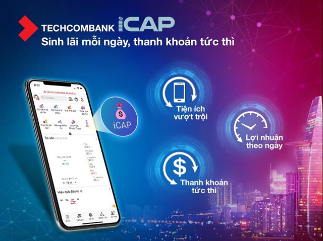 Techcombank iCAP tận dụng sức mạnh của c&ocirc;ng nghệ hiện đại để tạo ra sự đột ph&aacute; trong việc cung cấp dịch vụ t&agrave;i ch&iacute;nh. Nguồn: Techcombank