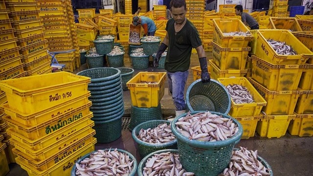Một chợ hải sản ở Th&aacute;i Lan. Ảnh: Reuters.