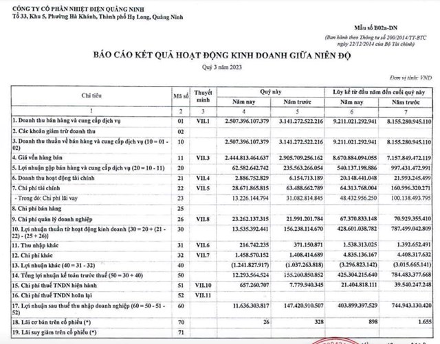 Cổ đ&#244;ng của Nhiệt điện Quảng Ninh (QTP) sắp được nhận gần 338 tỷ đồng tiền trả cổ tức - Ảnh 1