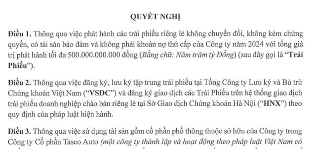 Tasco (HUT) muốn tho&#225;i to&#224;n bộ vốn tại Ana Services, l&#234;n kế hoạch huy động 500 tỷ đồng từ tr&#225;i phiếu - Ảnh 2